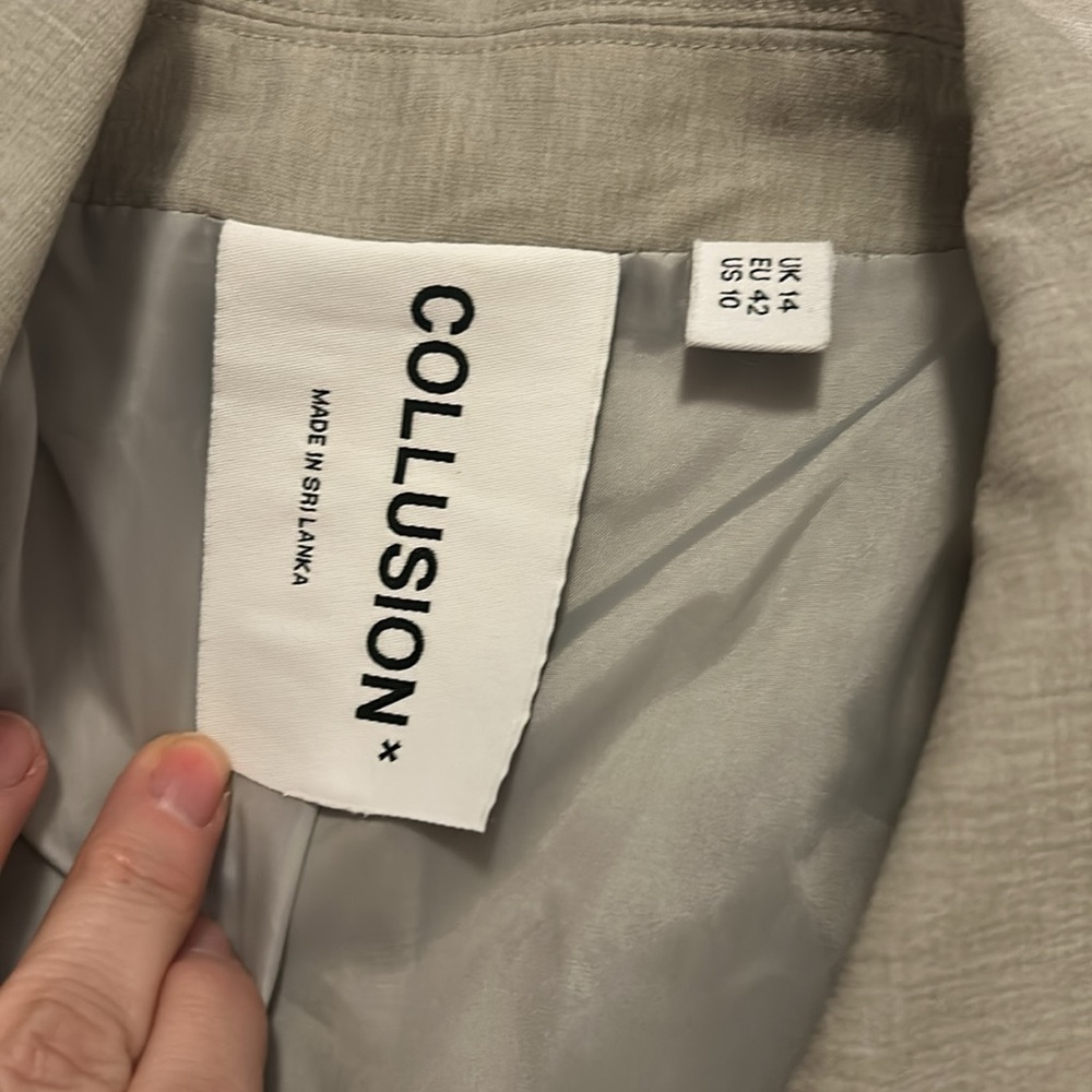 COLLUSION BY ASOS oversized Suit set - Picture 9 of 12
